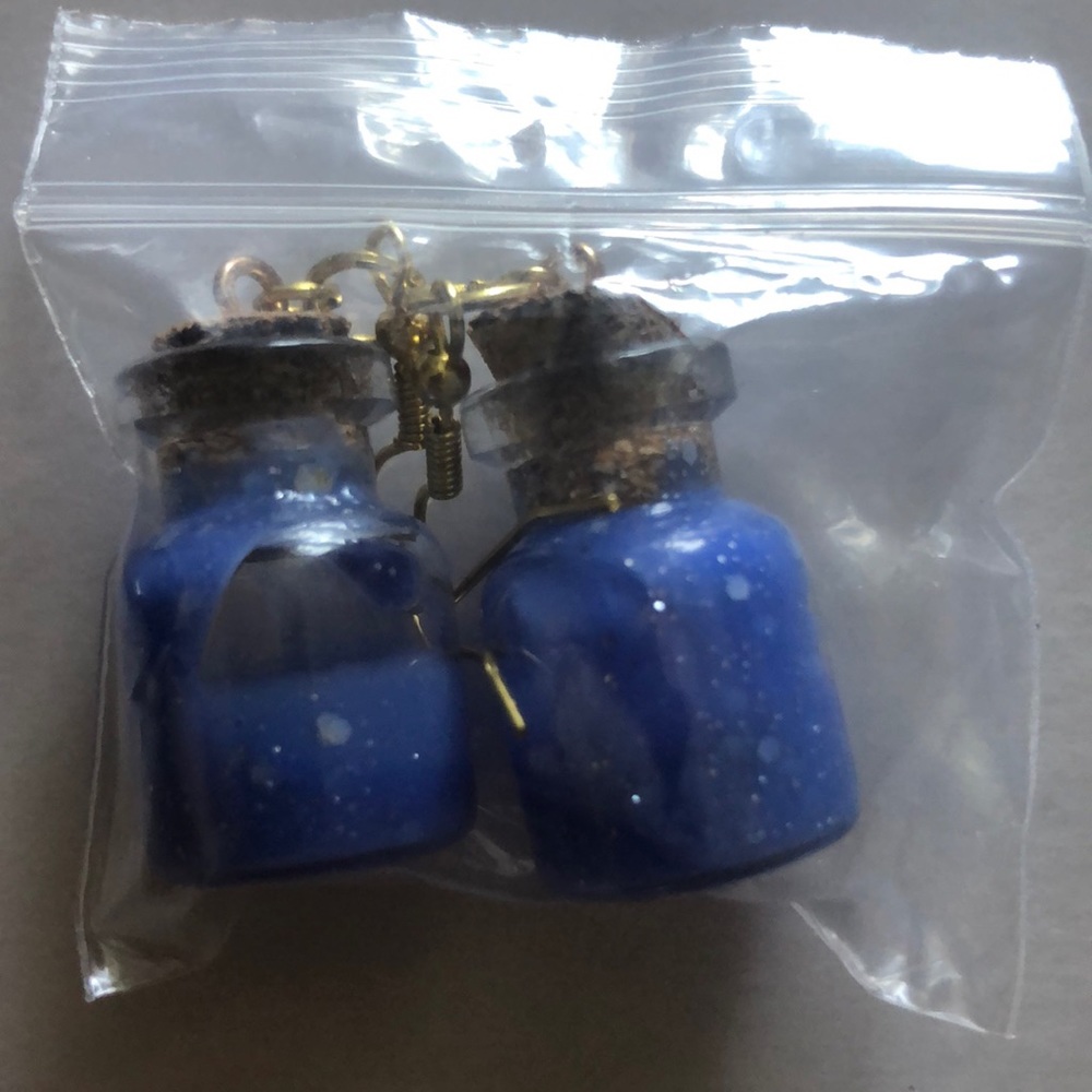 Color changing Bottle earrings